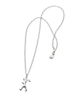 Karen Walker 50cm Sterling Silver Girl With Axe Necklace