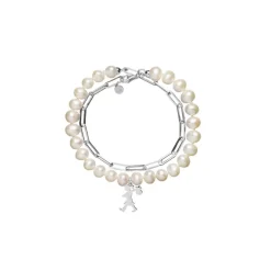 Karen Walker Girl with the Pearls Chain Bracelet | Sterling Silver