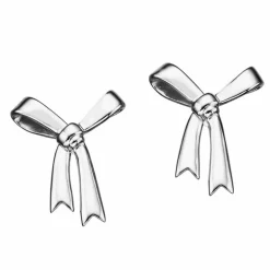 Karen Walker Medium Bow Earrings | Sterling Silver
