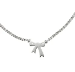 Karen Walker Mini Bow 45cm Necklace | Sterling Silver