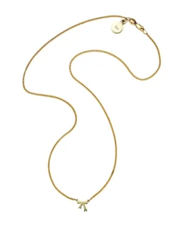 Karen Walker Mini Bow 45cm Necklace | Sterling Silver