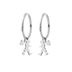 Karen Walker Runaway Girl Sleeper Earrings | Sterling Silver