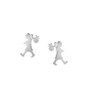 Karen Walker Runaway Girl Stud Earrings | Sterling Silver