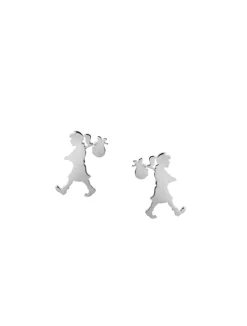 Karen Walker Runaway Girl Stud Earrings | Sterling Silver