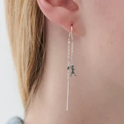 Karen Walker Runaway Girl Thread Earrings