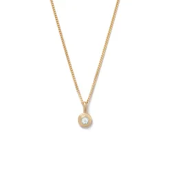 Kirstin Ash | Aquamarine | March | Birth Stone | Gold Plated | Necklace