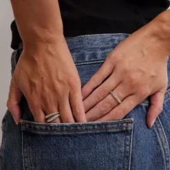 Kirstin Ash | Bloom | Silver | Ring | Size N