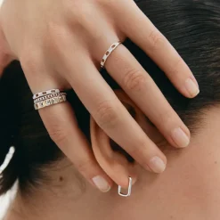 Kirstin Ash | Elysium | Silver | Chain | Ring | Size N