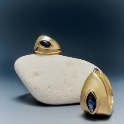 Kirstin Ash | Ink | 18k Gold Plated | Hoop Earrings