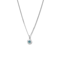 Kirstin Ash | London Blue Topaz | September | Birth Stone | Silver | Necklace