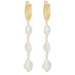 Kirstin Ash | Moonrise | Fresh Water Pearl | Gold Plated | Earrings