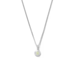 Kirstin Ash | Peridot | August | Birth Stone | Silver | Necklace
