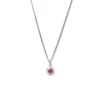 Kirstin Ash | Ruby | July | Birth Stone | Silver | Necklace
