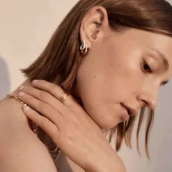 Kirstin Ash | Shift Stacking | Gold Plated | Ring | Size N