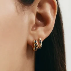 Kirstin Ash | Synergy | 18k Gold Plated | Hoop Earrings