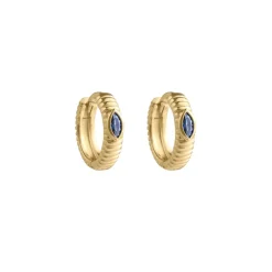 Kirstin Ash | Texture | 18k Gold Plated | Hoop Earrings