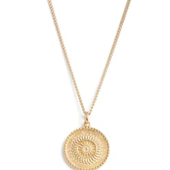 Kirstin Ash | Traveller Coin | Gold Plated | Necklace