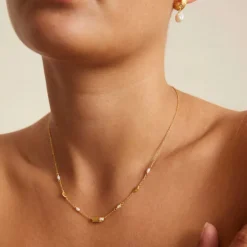 Kirstin Ash | Vacanza | 18K Gold Plated | Fresh Water Pearl | Necklace