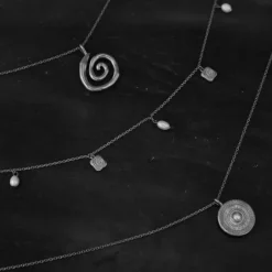 Kirstin Ash | Velvet Swirl | Silver | Fresh Water Pearl | Necklace