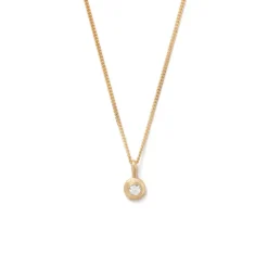 Kirstin Ash | White Topaz | April | Birth Stone | Gold Plated | Necklace