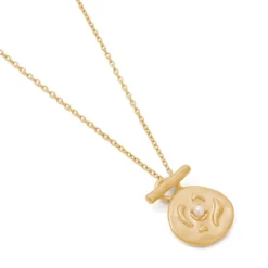 Kirstin Ash Gold Vacanza Coin FW Pearl Necklace