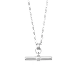 Kirstin Ash Roam T-Bar Sterling Silver 45cm Necklace