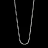 Kirstin Ash Silver Bespoke Curb Chain 40-45cm