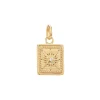 Kirstin Ash Tiny True North Coin | Gold Vermeil