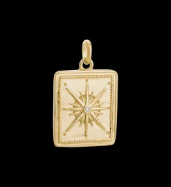 Kirstin Ash True North Coin in Gold Vermeil