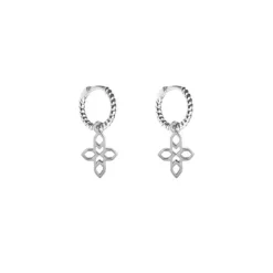 Lindi Kingi | A Dusting of Jewels | Baroque Cross | Sleeper Earrings