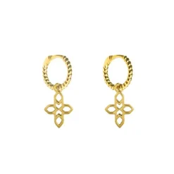 Lindi Kingi | A Dusting Of Jewels | Gold Plated | Sleeper Earrings