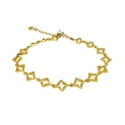 Lindi Kingi | Byzantine | Embrace | Gold Plated | Bracelet