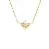 Lindi Kingi | Solar Embrace | Fresh Water Pearl | Gold Plated | Necklace