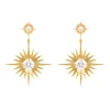 Lindi Kingi Gold Solar Earrings