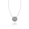 Love In a Jewel Sterling Chic w Pave Crystals Pend 45cm