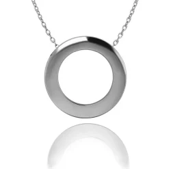 Love Sterling Circle of Love Plain Pend 45cm