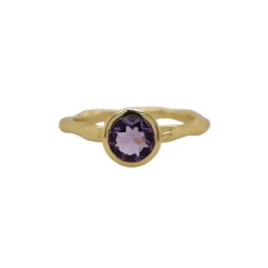 Luna 'Loge' Amethyst Gold Ring