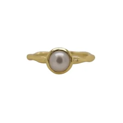 Luna 'Loge' Pearl Gold Ring