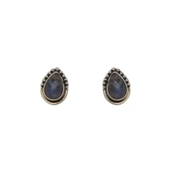 Luna 'Orthosie' Moonstone Pear Shape Earrings