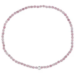 Luna Tourmaline & Silver Bead Stretch Bracelet