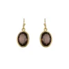 Luna 'Valetudo' Smokey Quartz Gold Earrings