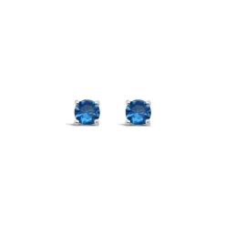 Omnia ‘Multicolor’ Blue Stud Earrings