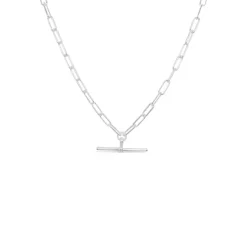 Omnia Paperclip Plain Fob Chain