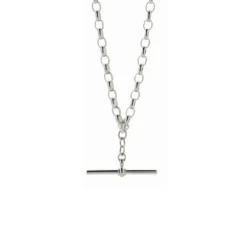 Omnia Sterling Silver Belcher Necklace Chain - 50cm