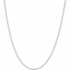 Omnia Sterling Silver Diamond Cut Ball 60cm Chain