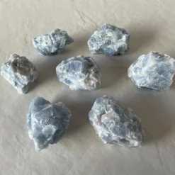 Opal & Sage - Blue Calcite (Creativity) Raw Boxed Crystal