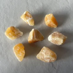 Opal & Sage - Orange Calcite (Uplift) Raw Boxed Crystal
