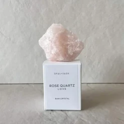 Opal & Sage - Rose Quartz (Love) Raw Boxed Crystal