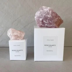 Opal & Sage - Rose Quartz (Love) Raw Boxed Crystal