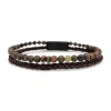 Revolution Jasper & Leather Bracelet